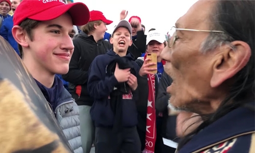 Students ‘unfairly treated’ over Native incident: Trump Students ‘unfairly treated’ over Native incident: Trump