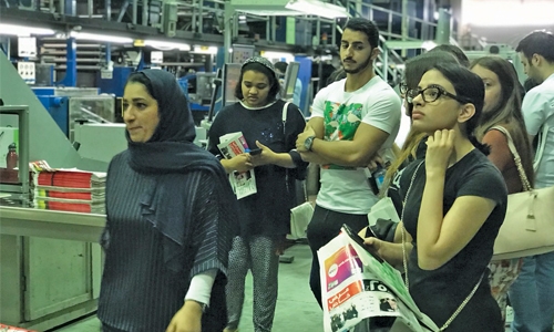 PR students visit Al Ayam