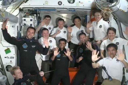Astronauts from US, India, Poland, Hungary bound for Earth