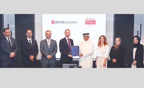 Beyon Solutions and Bahrain FinTech Bay Sign MoU Beyon Solutions and Bahrain FinTech Bay Sign MoU