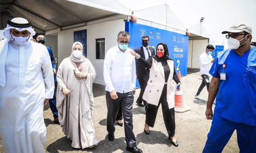 WHO chief visits Bahrain hospitals and vaccination centres