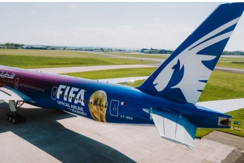 Qatar Airways unveils FIFA World Cup 2026-themed Boeing 777 Qatar Airways unveils FIFA World Cup 2026-themed Boeing 777