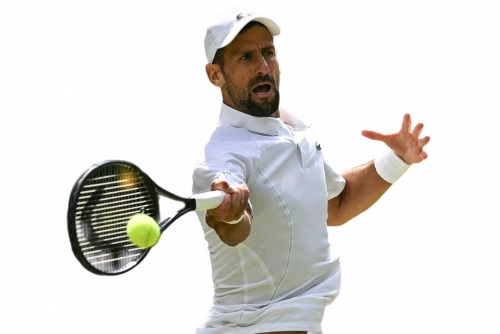 Djokovic survives rookie test Djokovic survives rookie test