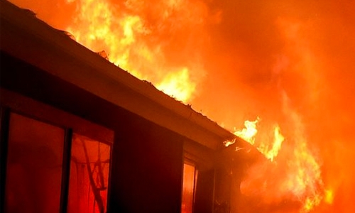 Family dispute: Man sets house on fire