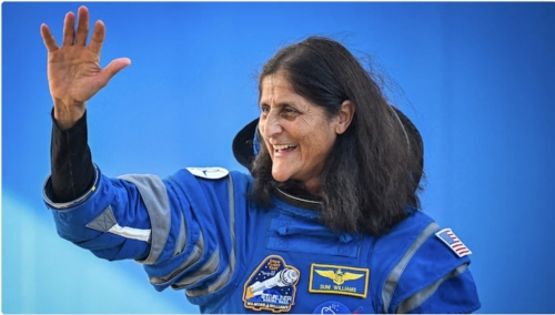  Astronaut Sunitha Williams completes Boston Marathon after months in space