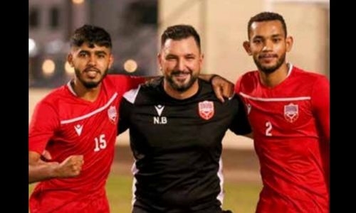  Bahrain Olympic football team kick off latest training camp