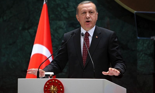 Erdogan condemns US support of Kurdish militias in Syria