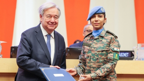 Indian UN Peacekeeper Major Abhilasha Barak Named Military Gender Advocate of the Year Indian UN Peacekeeper Major Abhilasha Barak Named Military Gender Advocate of the Year
