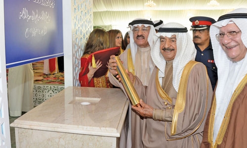 Varsity foundation stone laid Varsity foundation stone laid