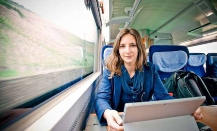 German woman starts living on a train – because she's fed-up paying rent
