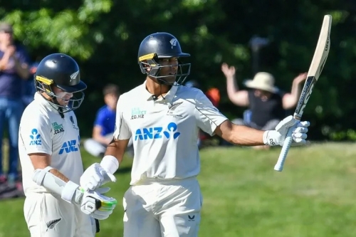 Ravindra, Latham tons put New Zealand in command of West Indies Test