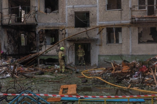 Russian Missile Attack on Kyiv Kills 9, Wounds 28 Russian Missile Attack on Kyiv Kills 9, Wounds 28