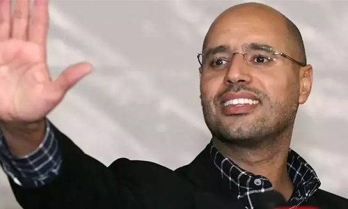 Moammar Gadhafi's son announces candidacy for president of Libya