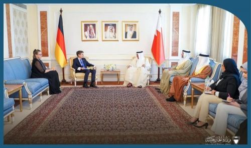 Bahrain’s Foreign Minister Receives Credentials from Germany’s New Ambassador