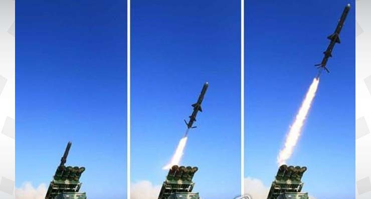 North Korea fires missiles on eve of founder's birthday