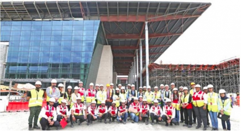 Training progress of 1,300 operators at new terminal building stressed 