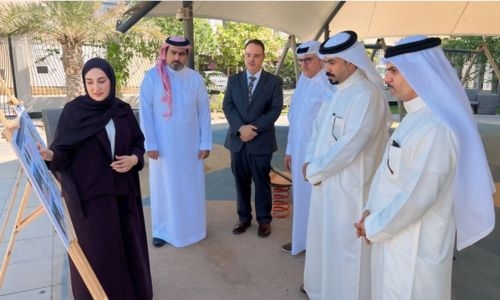 Inspection of development works in Dair and Samaheej parks