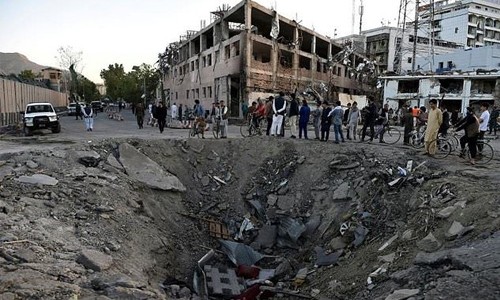 Angry Kabul protest over deadly truck bombing Angry Kabul protest over deadly truck bombing