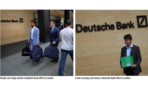 Deutsche Bank careers end in an envelope, a hug and a cab ride