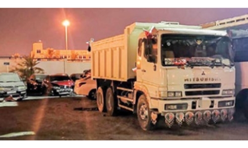 Trucker detained by police for reckless driving