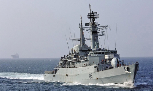 Pak ship PNS Tippu in Bahrain Pak ship PNS Tippu in Bahrain