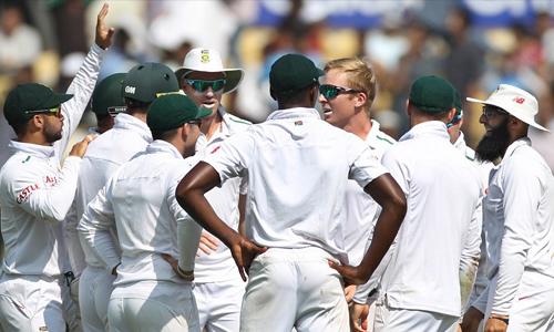 India all out for 215 in South Africa Test