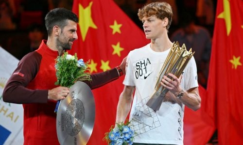 Sinner wins Shanghai Masters to deny Djokovic 100th career title Sinner wins Shanghai Masters to deny Djokovic 100th career title