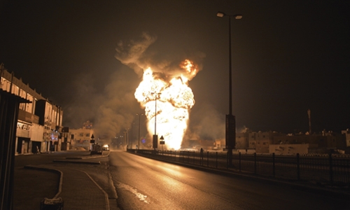 Four major fires broke out in Bahrain  in 2017 