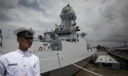 India's navy on high alert in Mumbai