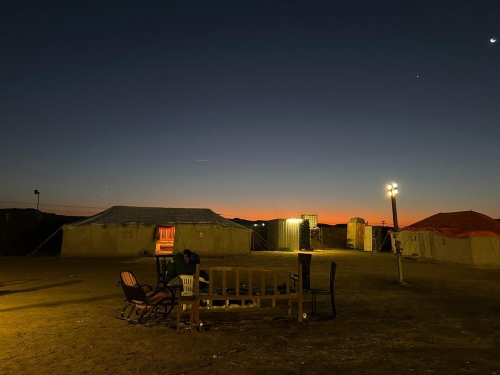 A night to remember in Sakhir camping under the starry sky!