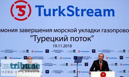 Russia begins TurkStream gas flows