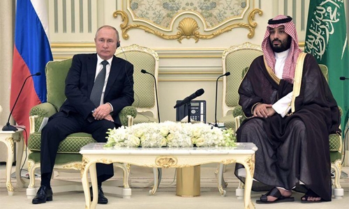 Putin, Saudi crown prince discuss climate change, green energy