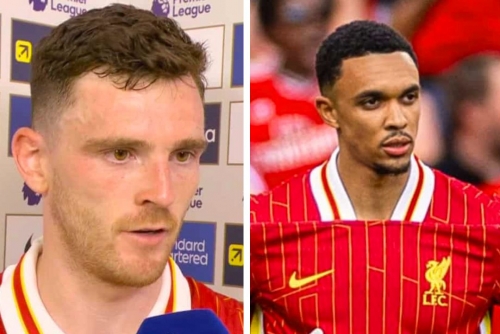‘Not nice’ to hear Alexander-Arnold booed by Liverpool fans: Robertson