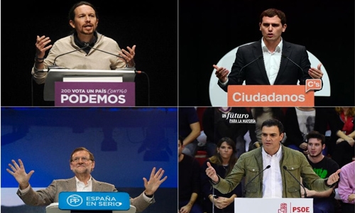 The four key players in Spain's general election