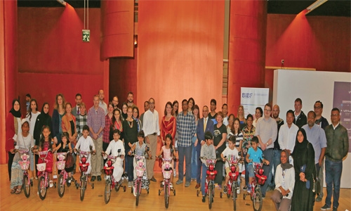 BIBF, the UK embassy hold  bicycle team building event