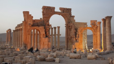 IS blows up Palmyra temple in 'new war crime'