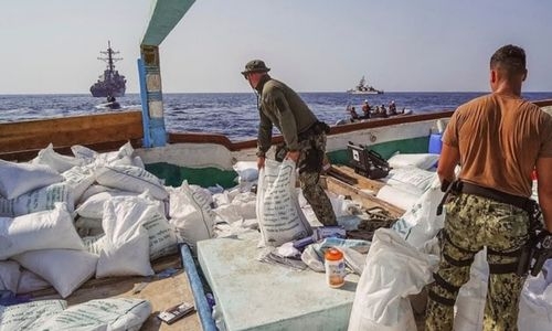 US sinks boat carrying ‘explosive materials’ from Iran to Yemen