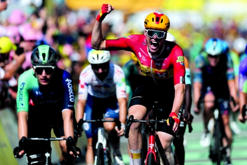 Waerenskjold wins fastest ever Tour de France stage Waerenskjold wins fastest ever Tour de France stage