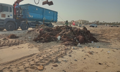 Ten truckloads of waste removed per day from Karbabad coasts: Works Ministry official