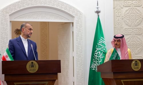 Iran FM in Riyadh for first Saudi visit since ties restored Iran FM in Riyadh for first Saudi visit since ties restored