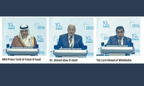 Talks at IISS Manama Dialogue highlights ‘New Initiatives for Regional Peace’