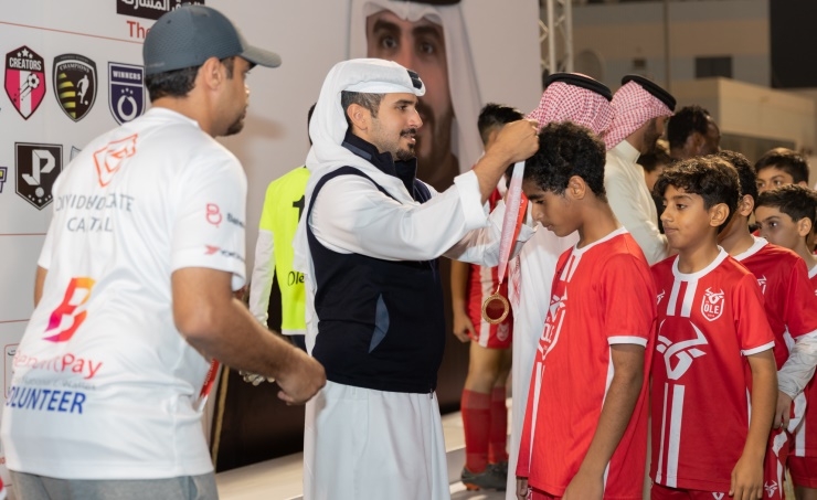 HH Shaikh Mohammed bin Salman attends the third edition of Bahrain Champions Tour U13