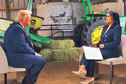 Trump storms out of tense, rain-plagued NBC interview Trump storms out of tense, rain-plagued NBC interview