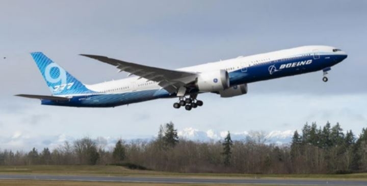 Boeing’s new 777X jetliner completes successful first flight