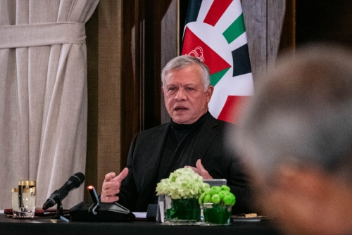 Jordan king warns against displacing Palestinians to neighbouring countries