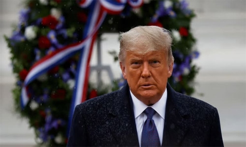 Trump hints at 2024 run at White House Christmas party