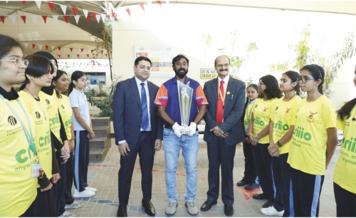 ICC Men’s T20 Cricket World Cup Trophy Tour at NMS 
