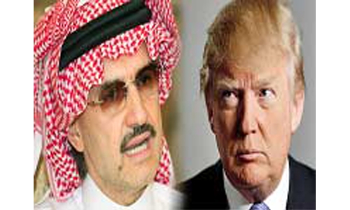 Trump hits back at  Saudi billionaire