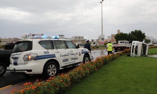 Traffic patrols respond to rain woes for road safety