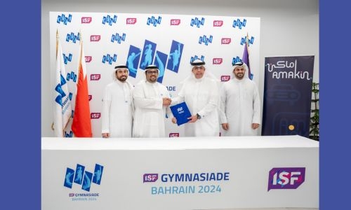 ISF Gymnasiade Bahrain signs agreement with Amakin ISF Gymnasiade Bahrain signs agreement with Amakin